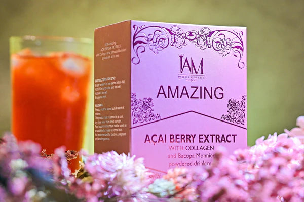 Amazing Acai Berry Extract with Collagen and Bacopa Monnieri | 7 Sachets | Free Shipping | COD