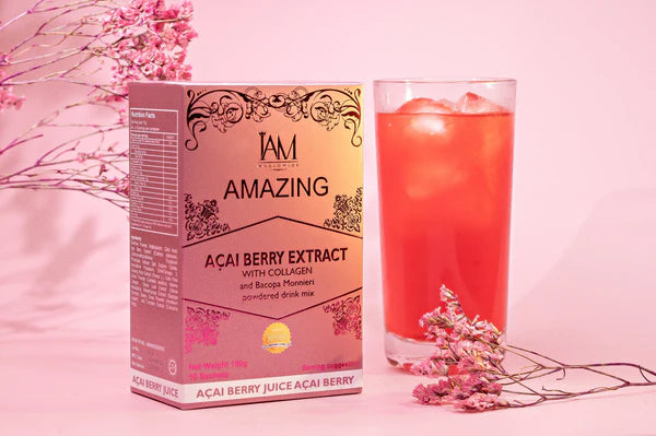 Amazing Acai Berry Extract with Collagen and Bacopa Monnieri | 7 Sachets | Free Shipping | COD