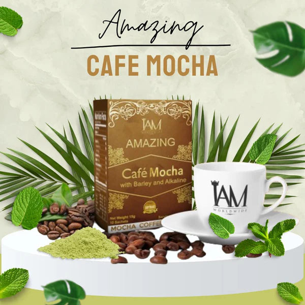 Amazing Cafe Mocha with Barley and Alkaline | 10 Sachets | Free Shipping | COD